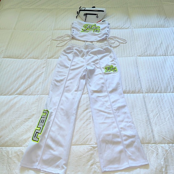 FUBU Other - 🚨 🔥 Fubu set bundle crop top pant bag jogger summer deal